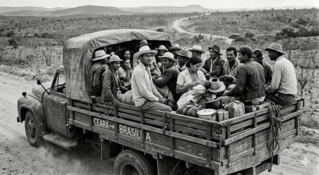 A viagem no pau de arara